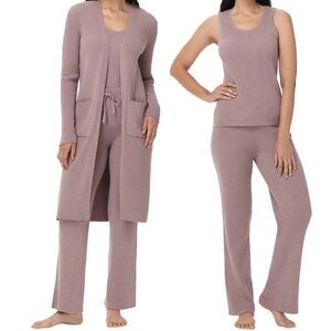 525 Women's 3-piece Lounge Set, Brown, Medium - NWT